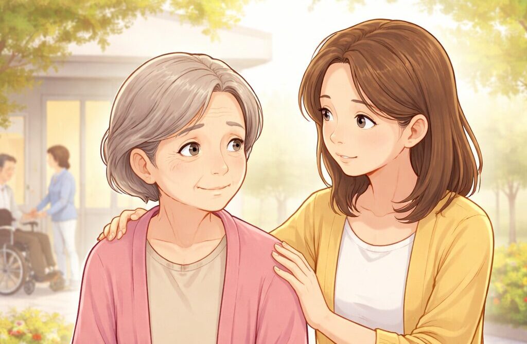 母と娘、緩やかな午後のひととき