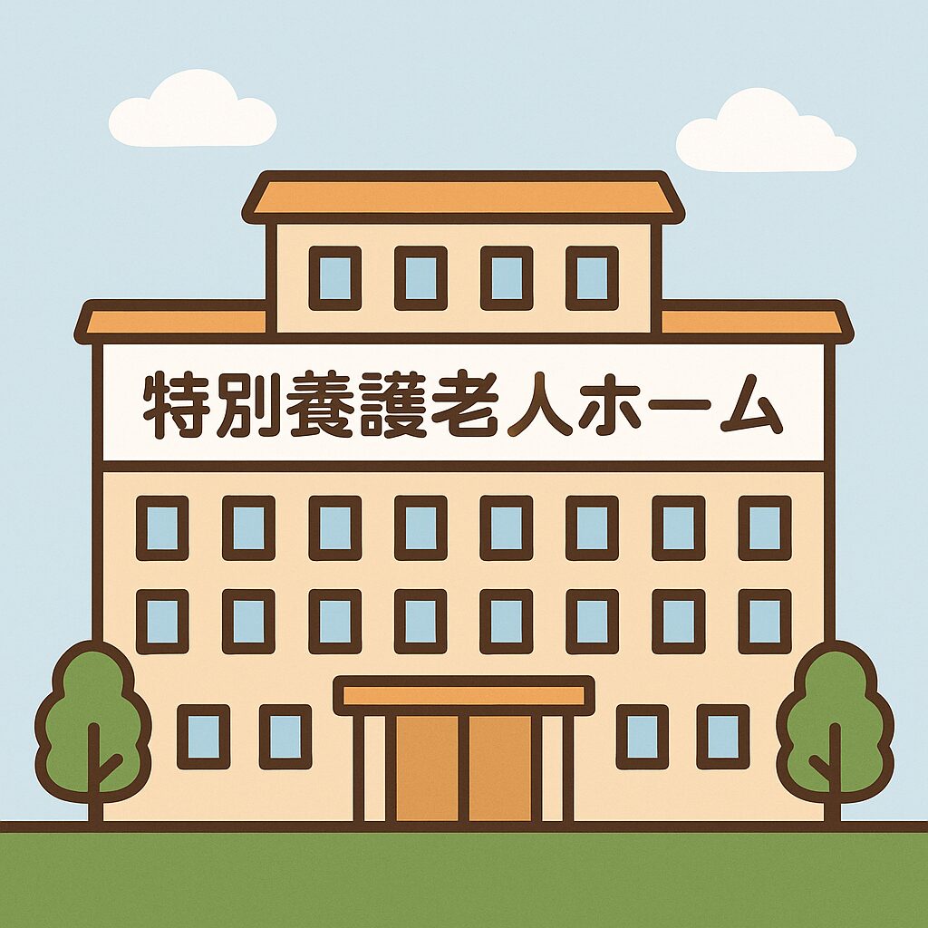 特養の施設をイメージしたイラスト